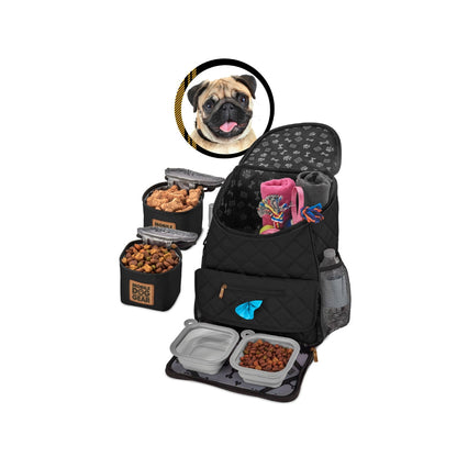 Quilted Weekender Backpack: Ultimate Travel Solution for Dogs