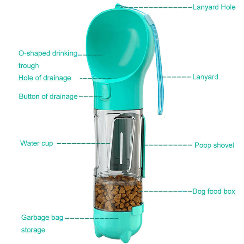 PawsGo™ Multifunction Water & Food Bottle